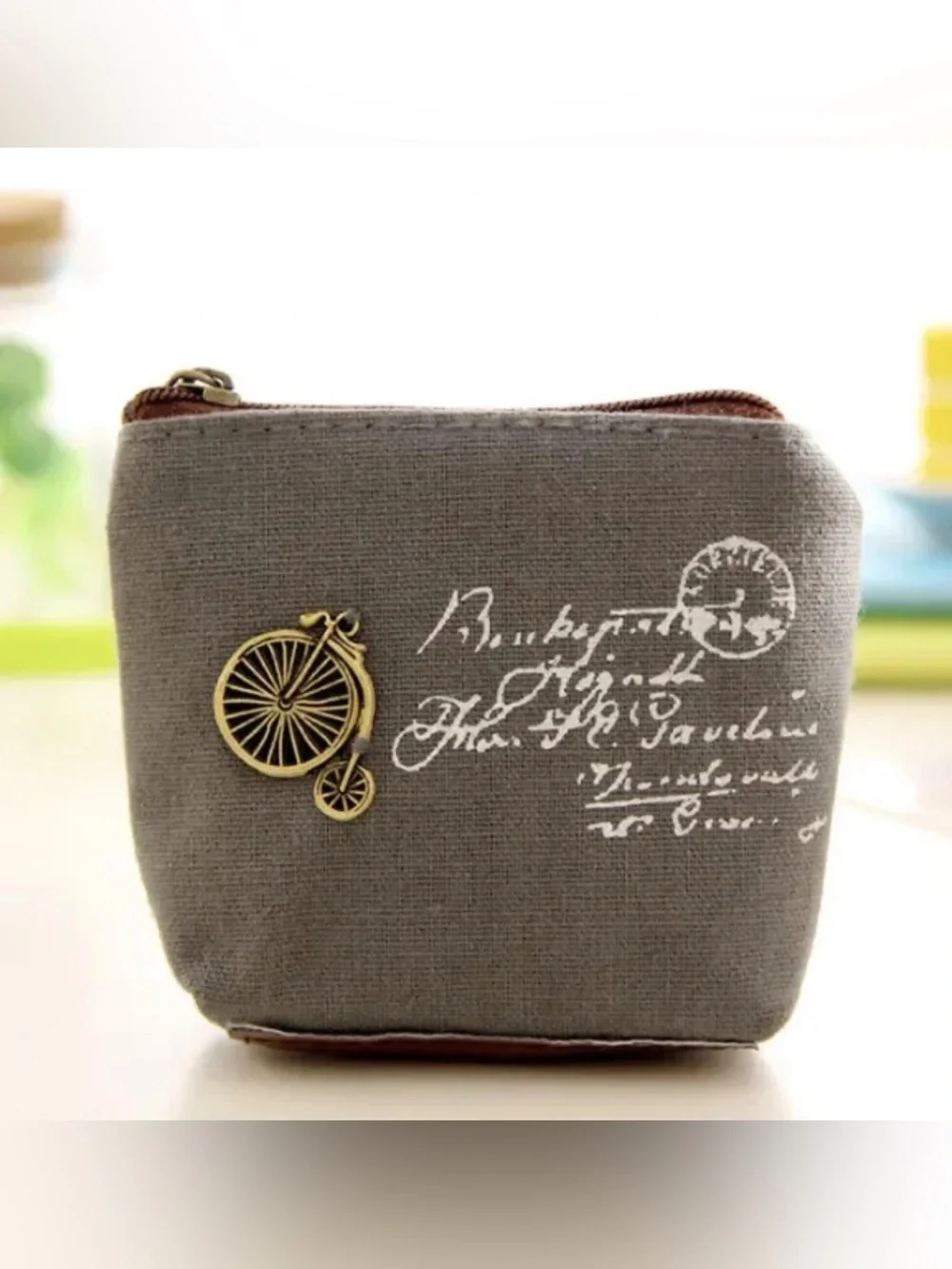 Women Coin Purse Mini Wallet Money Bag Pouch Key Card Holder Small Canvas Zip